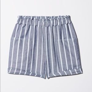 ARITZIA Community striped shorts